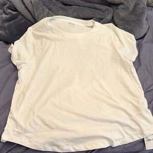 Women’s xl short sleeve white tshirt